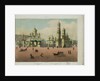 The Cathedral Square in the Moscow Kremlin (from a panoramic view of Moscow in 10 parts), ca 1848 by Philippe Benoist