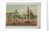 The Cathedral Square in the Moscow Kremlin (from a panoramic view of Moscow in 10 parts), ca 1848 by Philippe Benoist