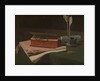 Still Life with Book, Papers and Inkwell, 1876 by François Bonvin
