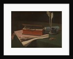 Still Life with Book, Papers and Inkwell, 1876 by François Bonvin