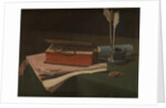 Still Life with Book, Papers and Inkwell, 1876 by François Bonvin