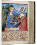 The Visitation (Book of Hours), 1485-1499 by Jean Bourdichon