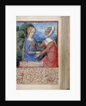 The Visitation (Book of Hours), 1485-1499 by Jean Bourdichon