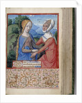 The Visitation (Book of Hours), 1485-1499 by Jean Bourdichon