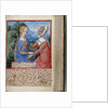 The Visitation (Book of Hours), 1485-1499 by Jean Bourdichon