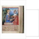 The Visitation (Book of Hours), 1485-1499 by Jean Bourdichon