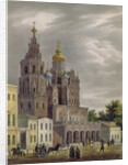 The Church of the Dormition of the Theotokos at the Pokrovka Street in Moscow, 1825 by Auguste Jean Baptiste Antoine Cadolle
