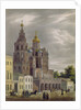 The Church of the Dormition of the Theotokos at the Pokrovka Street in Moscow, 1825 by Auguste Jean Baptiste Antoine Cadolle