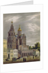 The Church of the Dormition of the Theotokos at the Pokrovka Street in Moscow, 1825 by Auguste Jean Baptiste Antoine Cadolle