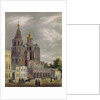 The Church of the Dormition of the Theotokos at the Pokrovka Street in Moscow, 1825 by Auguste Jean Baptiste Antoine Cadolle