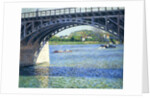 Le Pont dArgenteuil et la Seine, ca. 1883 by Gustave Caillebotte