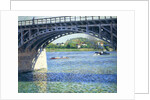 Le Pont dArgenteuil et la Seine, ca. 1883 by Gustave Caillebotte
