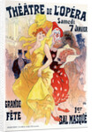 ThÃ©atre de l'opÃ©ra. Bal masquÃ© (Poster) by Jules Cheret