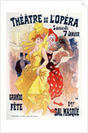 ThÃ©atre de l'opÃ©ra. Bal masquÃ© (Poster) by Jules Cheret