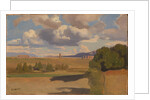 The Roman Campagna, with the Claudian Aqueduct, c. 1826 by Jean-Baptiste Camille Corot