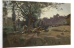 Peasants under the Trees at Dawn, c. 1843 by Jean-Baptiste Camille Corot