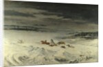 The Diligence in the Snow, 1860 by Gustave Courbet