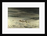 The Diligence in the Snow, 1860 by Gustave Courbet