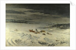 The Diligence in the Snow, 1860 by Gustave Courbet