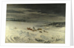 The Diligence in the Snow, 1860 by Gustave Courbet