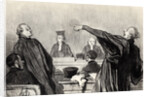 An advocate who is evidently fully convinced... by Honoré Daumier