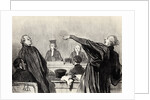 An advocate who is evidently fully convinced... by Honoré Daumier
