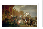 The Army takes an Oath to the Emperor after the Distribution of Eagles, 5 December 1804, 1810 by Jacques Louis David
