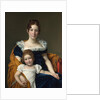 Portrait of the Comtesse Vilain XIIII and her Daughter, 1816 by Jacques Louis David