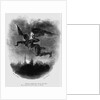 Mephistopheles Prologue in The Sky. Illustration to Goethes Faust, 1828 by Eugène Delacroix
