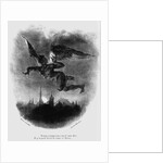 Mephistopheles Prologue in The Sky. Illustration to Goethes Faust, 1828 by Eugène Delacroix
