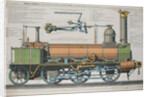 Steam locomotive by Fortuné Delarue