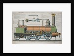 Steam locomotive by Fortuné Delarue