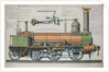 Steam locomotive by Fortuné Delarue