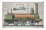 Steam locomotive by Fortuné Delarue