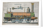 Steam locomotive by Fortuné Delarue