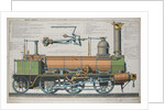 Steam locomotive by Fortuné Delarue