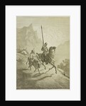 Illustration to the book Don Quixote de la Mancha by M. de Cervantes, 1863 by Gustave Doré
