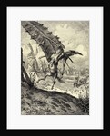 Illustration to the book Don Quixote de la Mancha by M. de Cervantes, 1863 by Gustave Doré