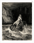 Arrival of Charon. Illustration to the Divine Comedy by Dante Alighieri, 1857 by Gustave Doré