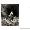 Arrival of Charon. Illustration to the Divine Comedy by Dante Alighieri, 1857 by Gustave Doré