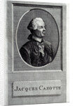 Portrait of the author Jacques Cazotte by French master