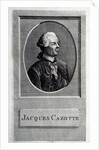 Portrait of the author Jacques Cazotte by French master