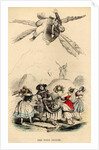 The new Icarus, 1840s by Jean-Jacques Grandville