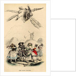 The new Icarus, 1840s by Jean-Jacques Grandville