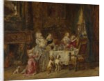 Grandfathers Birthday, 1866 by Louis Gabriel Eugène Isabey