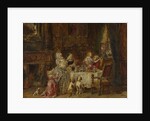Grandfathers Birthday, 1866 by Louis Gabriel Eugène Isabey