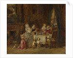Grandfathers Birthday, 1866 by Louis Gabriel Eugène Isabey