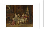 Grandfathers Birthday, 1866 by Louis Gabriel Eugène Isabey