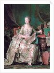 Full-length portrait of the Marquise de Pompadour (1721-1764) by Maurice Quentin de La Tour