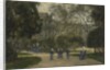 Nuns and Schoolgirls in the Tuileries Gardens, Paris, 1870s-1880s by Stanislas Lepine
